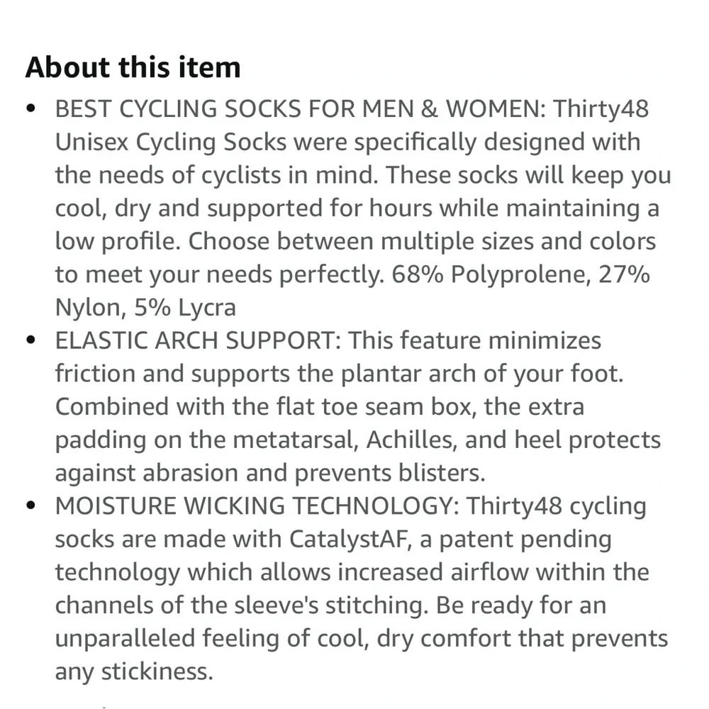 6 Pairs Thirty48 Low Cut Cycling Socks Unisex - Picture 7 of 10